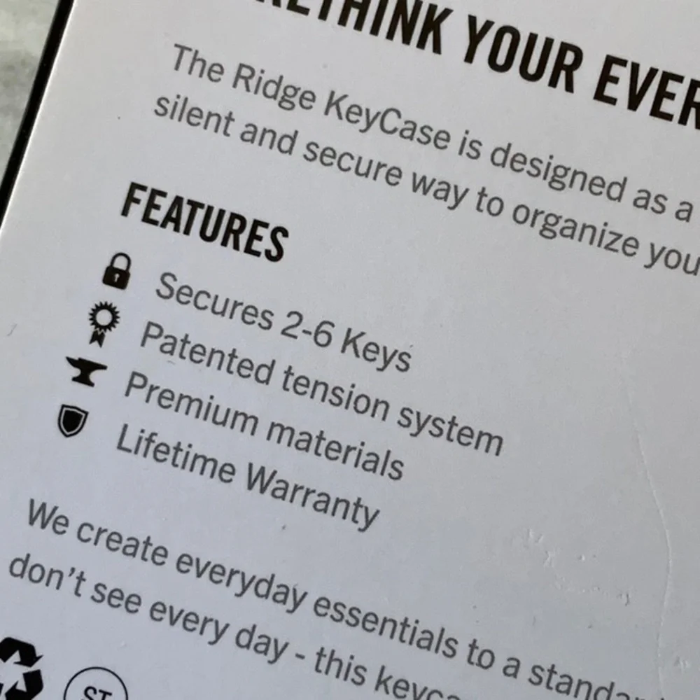 The Ridge KeyCase in Orange - Picture 4 of 10
